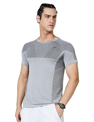 Amazon Brand – Symactive Men Seamless Sports T-Shirt