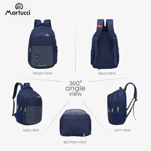 Martucci 16 inch 36L Blue Waterproof Backpack Navy Blue - Image 4