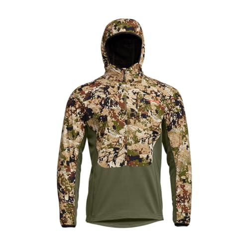 SITKA Ambient 75 Hoodie - Insulated Hunting Fishing Hoodie for Men, Optifade Subalpine, X-Large