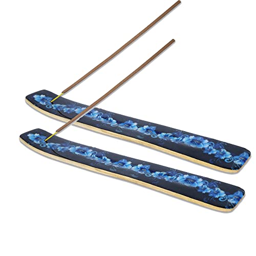 Yajna Handmade Wooden Incense Holder, 10-Inch