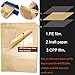 Blisstime Stand Up Pouches, 50 Pack Kraft Paper Bags with Matte Window and Tear Notch Resealable Bags for Small Business Home Use (2.5 x 4.3 Inches)