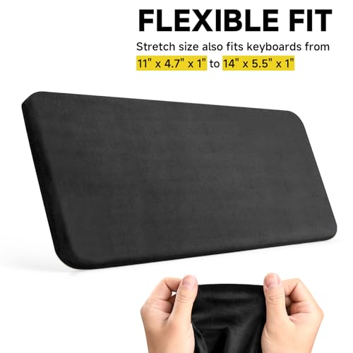 Funda protectora para teclado Logitech K400 Plus negra miniatura 4
