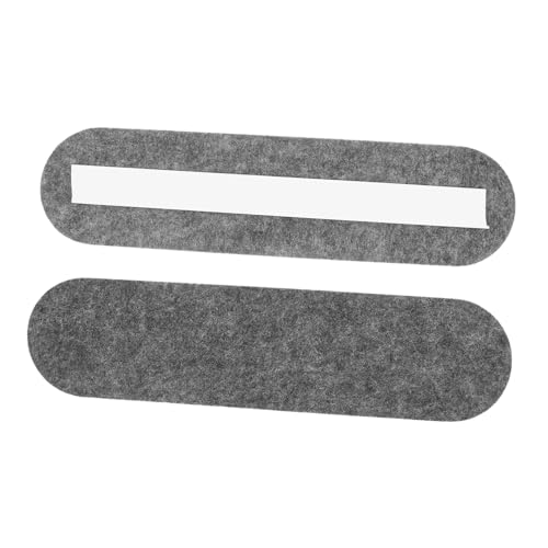 Cabilock 2Pcs Self Adhesive Felt Memo Board Decorative Wall Display for Photos Keys Jewelry Accessories Stylish Organization for Home Office Easy Installation Dark