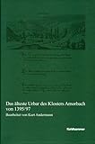 Das älteste Urbar des Klosters Amorbach von 1395/97 (Veröffentlichungen der Kommission für geschichtliche Landeskunde in Baden-Württemberg, Reihe A: Quellen)