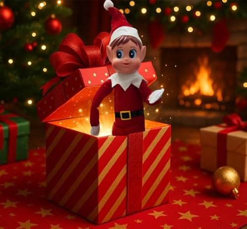 Miniatura 9 de Living Logic Elfa Traviesa, Incluye Calendario De Travesuras Para Que Los Papás No Tengan Que Pensar, Elfos Traviesos Navidad, Decoración Navideña, Duende De La Navidad, Elfos Navideños Traviesos,