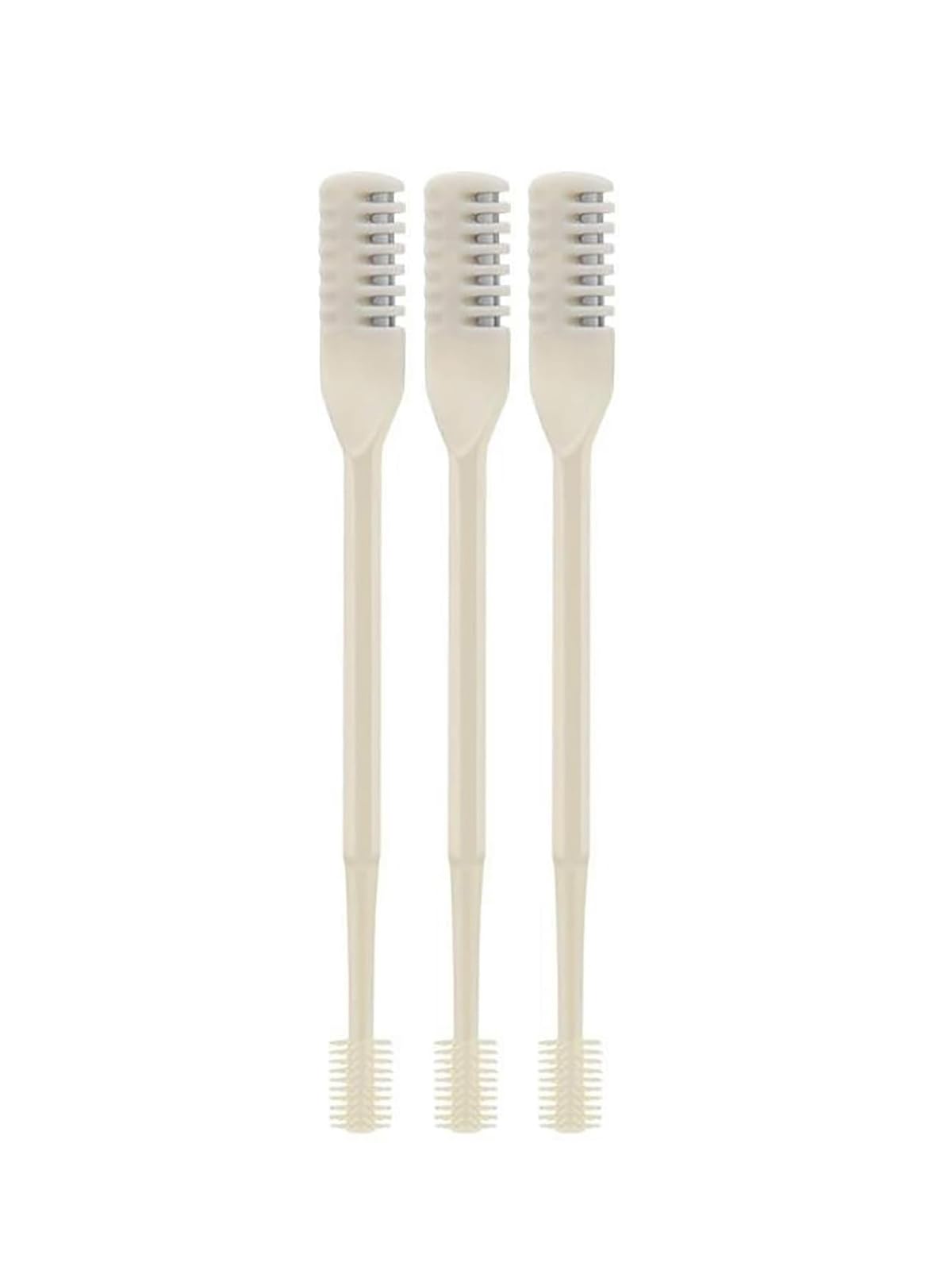 3 Pcs Double Sided Nose Hair Knife 2 in 1 Nasal Hair Cutter 360 Rotating Manual Nose Hairs