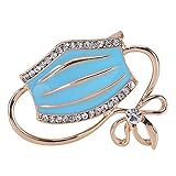 √Lustiges Emaille-Masken-Design, mit glänzendem Strass verziert, perfekt für den täglichen Gebrauch!