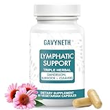 GAVYNETH Lymphatic Drainage Supplements for Lymph System Support – Echinacea, Dandelion & Burdock for Immune & Circulation Support, Vegan Herbal Formula for Women & Men, 60 Capsules