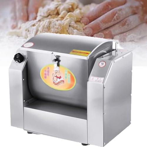 Electric Flour Mixer for Pasta, Automatic Kneading Machine, High Capacity 3/5kg, Ideal for Professional Use, Efficient 30-50kg/H Performance