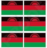 Malawi Malawi-Ehemaligen Flagge Afrika 40 mm (40,6 cm) Mobile Handy Vinyl Mini Sticker, Aufkleber X6