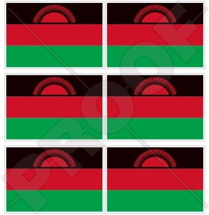 Malawi Malawi-Ehemaligen Flagge Afrika 40 mm (40,6 cm) Mobile Handy Vinyl Mini Sticker, Aufkleber X6