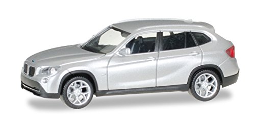 Preisvergleich Produktbild herpa 034340-003 - Fahrzeug, BMW X1, glaciersilber metallic