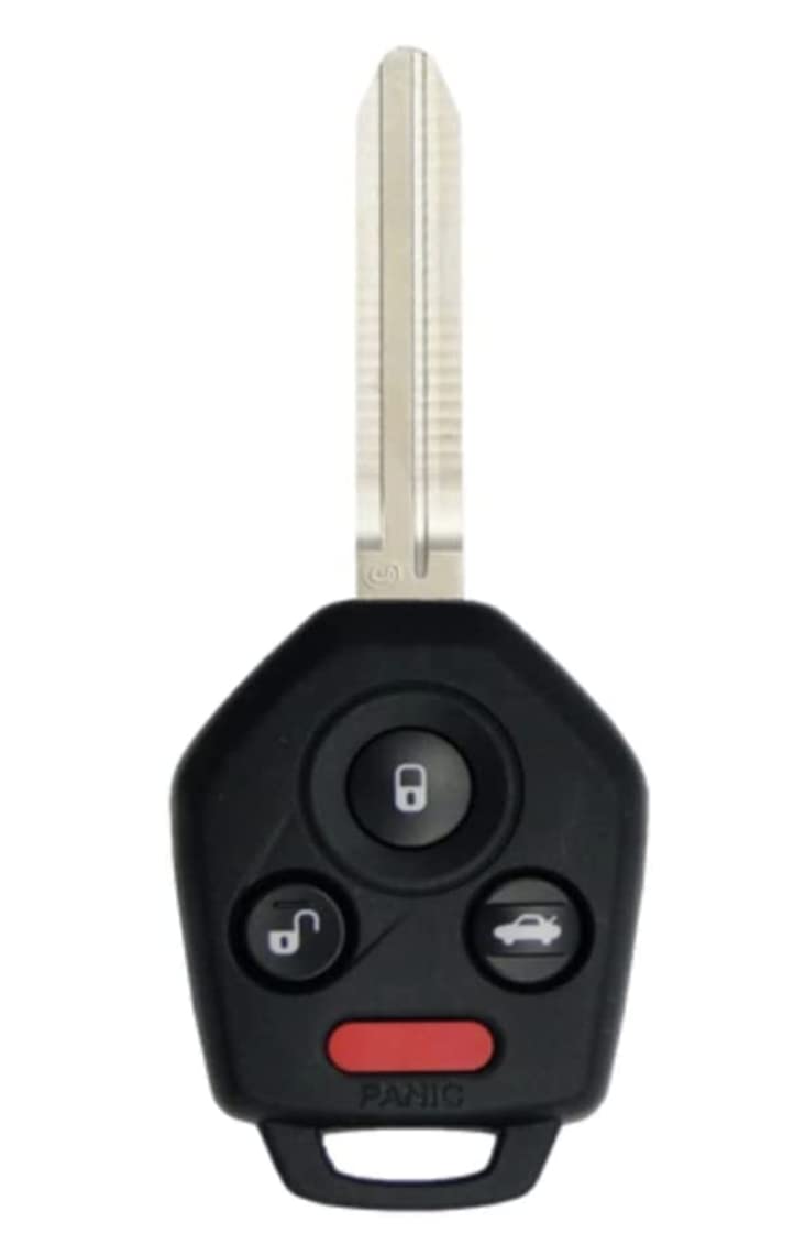 Rowdy Roads4 Button Rowdy Roads Aftermarket Replacement Impreza Remote Head Key Fob 4B w/ Trunk Compatible for (FCC: CWTWB1U811, G Chip, P/N: 57497-AL00A)
