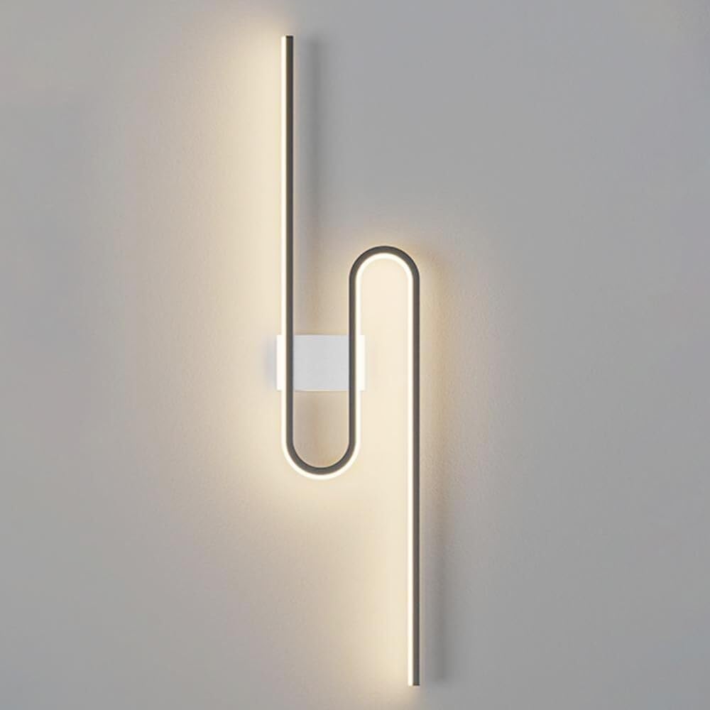 FZQSXAZU Modern Minimalist Wall Sconce, LED Light 3000K Warm White, o for Balcony, Bedroom, Living Room, Office, Lighting Fixture