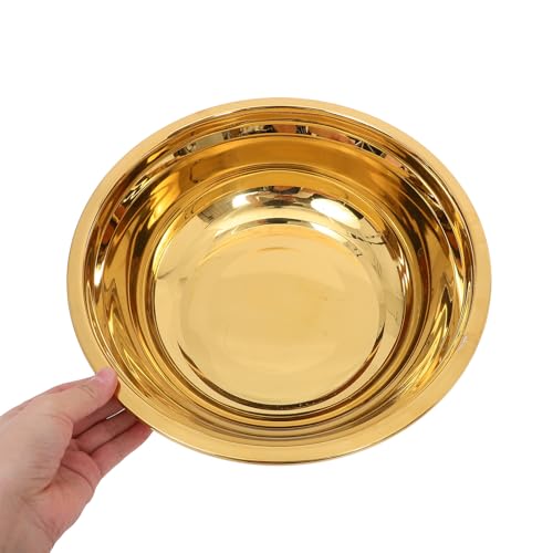 Cabilock Tazón de Acero Inoxidable 30 cm Dorado miniatura 3