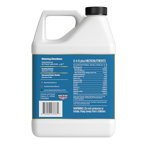 Fertilizante líquido Leaves and Soul para palmeras 32 oz miniatura 2