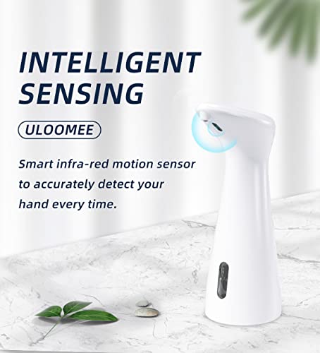 Automatic Soap Dispenser/ (2021 New)-Touchless Automatic Hand Sanitizer Dispenser, Equipped Upgraded Waterproof Base, Infrared Motion Sensor, For Kitchen, Bathroom, White #TOP1