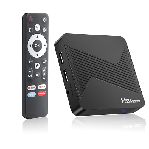 Smart TV Box Android 14.0 4K@60FPS, 2026 Última Android Box RK3528 RAM 4G ROM 32G WiFi6 Enternet 10/100M Bluetooth 5.0 USB 3.0 Compatible con 3D HD HDR10+ Internet TV Box Smart Media Streaming Player