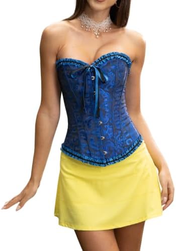 SZIVYSHI 14-Bone Overbust Corset Top