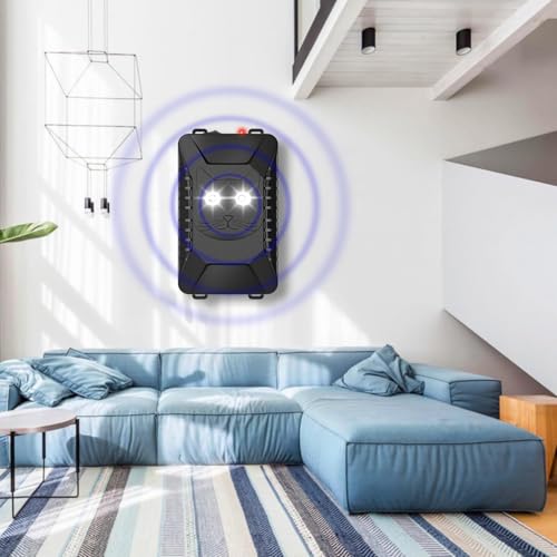 MEKEET Marderschreck, Testsieger Mit Marder, Marderabwehr Dachboden Mit Ultraschall & Blinklicht, Marderschutz FüR Kfz, Motorraum, Haus, Garage, Keller FüR 90m²