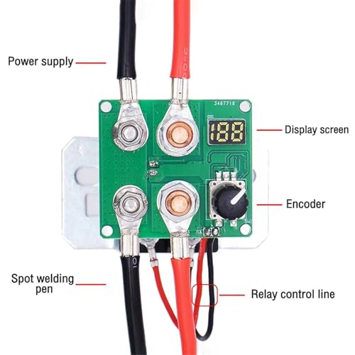 Kit de soudage par points 12V avec relais 199 vitesses et coque de protection - 5