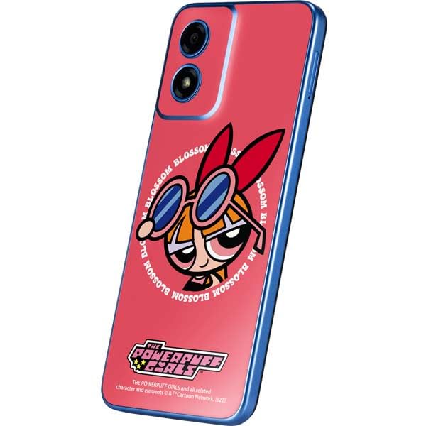 Skinit Decal Phone Skin Compatible with Moto G Play 4G - Officially Licensed Cartoon Network Powerpuff Girls Blossom Design