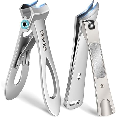 Nail Clippers for Men Thick Ingrown Nails, Slanted Nail Clippers Heavy Duty Large Toe Nail Clippers for Thick Nails for Seniors with Wide Opening, Ultra Sharp Ingrown Toenail Clippers Cover