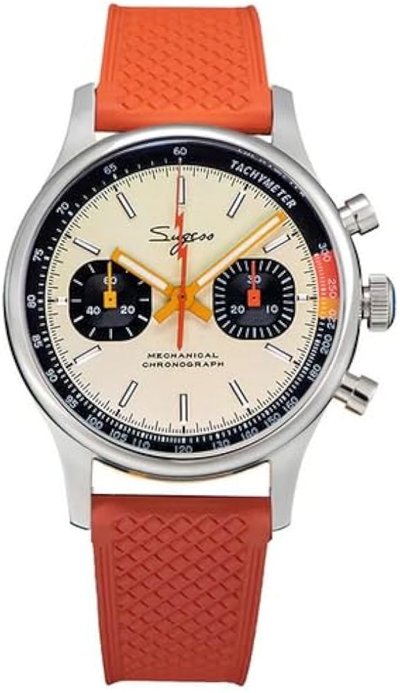 Amazon.com: London Craftwork Sugess 1963 Watch Men Chronograph