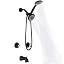 2 handle tub shower faucet with hand shower