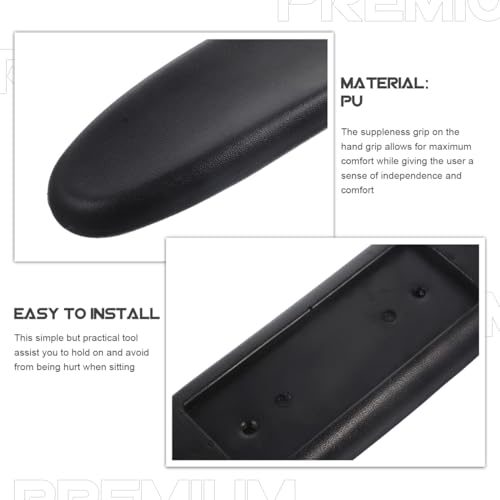 2X BüRostuhl Armlehnen Polster, Universell Pu-BüRostuhl Armpolsterkappen Ersatz Mit Schraube FüR Gaming-Stuhl, 28.5 X 7.5 X 3cm