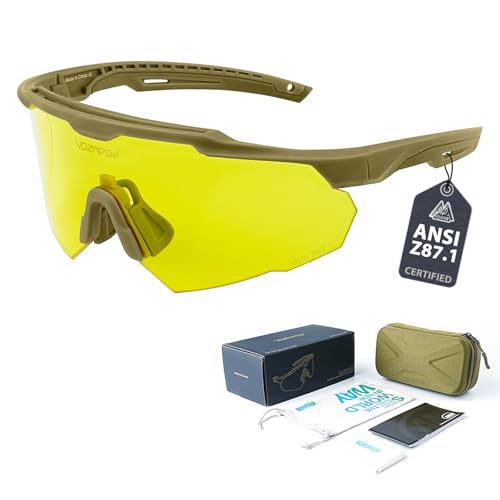 Image of Shooting Glasses Anti Fog with High Definition Lenses, ANSI Z87+ Certified Tactical Safety Glasses for Men Women