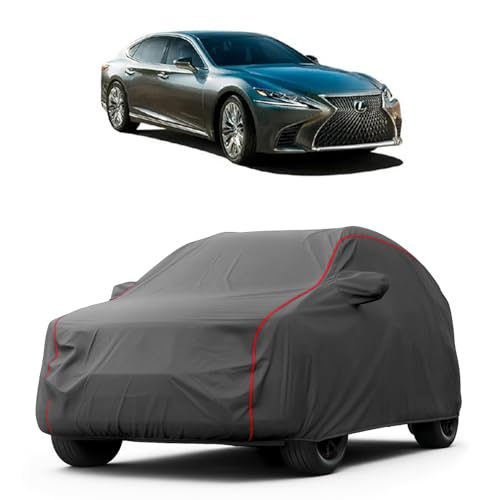 Image of Heavy-Duty Car Cover for Compatible with Lexus is (2022 to 2025 All Models) Deluxe Car Protection Cover - Waterproof & UV-Resistant All-Season Exterior Protection