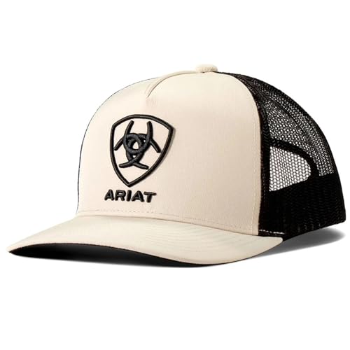 Casquette Ariat Homme Kaki et Marron avec Logo Brodé
