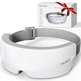 TOLOCO Eye Massager with Heat, Heated Eye Mask with Bluetooth Music for Migraines, Eye Massager for Relax and Improve Sleep, Reduce Eye Strain, Dark Circles, Dry Eyes, Birthday Gifts for Women/Men