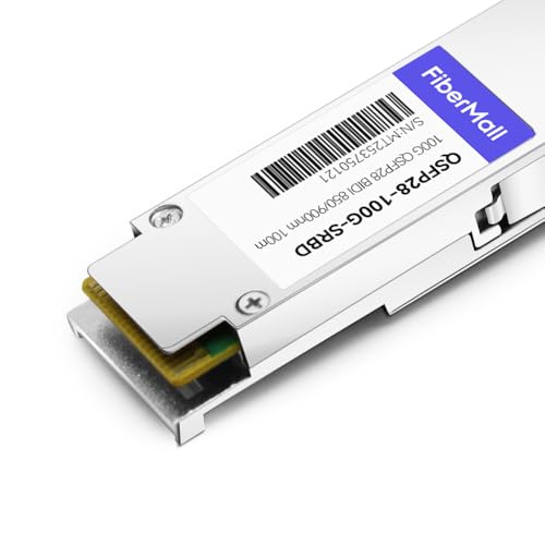 Image of Fiber Mall 100G QSFP28 SR BIDI for Cisco QSFP-40 /100-SRBD Compatible 100GBASE-SRBD QSFP28 Optical Transceiver Module BIDI 850nm & 900nm 100m LC MMF DDM