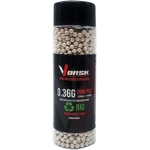 VORSK Precision BBs - 0.36g - Biodegradable, 2000R