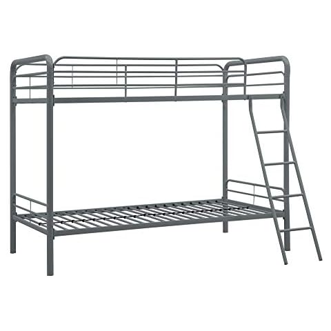 Cama Doble DHP con Estructura Metálica y Escalera Cover