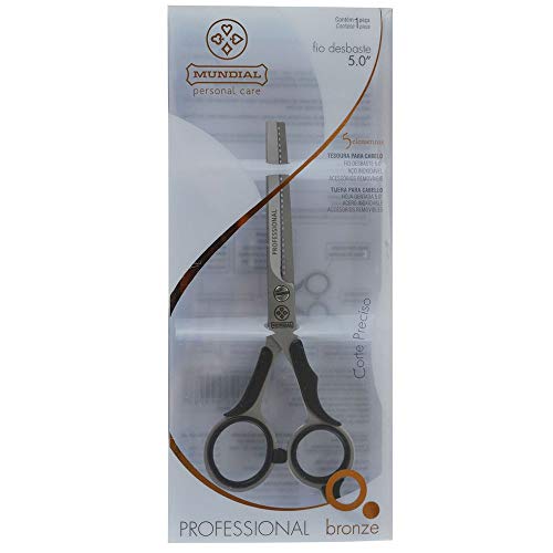 Tesoura Cabelo, Mundial S/A, Prateado/ Preto