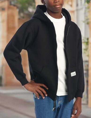 Pro Club Boy's Youth Fleece Full Zip Hoodie2