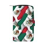 Mexico Flag Fashion Wallet Credit Card Holders Large Wristlet Handheld Coin Pockets