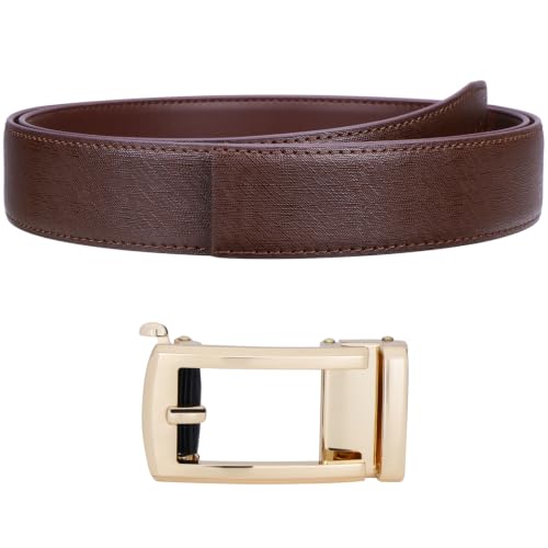 Image of Labnoft Men's PU Leather Auto-lock Belt