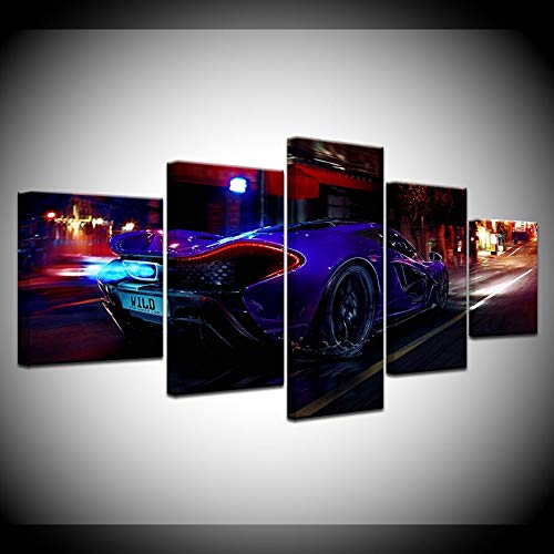 Cadre impression sport automobile design chic déco salon contemporain