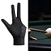 Menolana 3 Fingers Billiards Glove Pool Glove Professional Match Breathable Portable for Women Men Comfortable Anti Skid Elastic Glove, Left