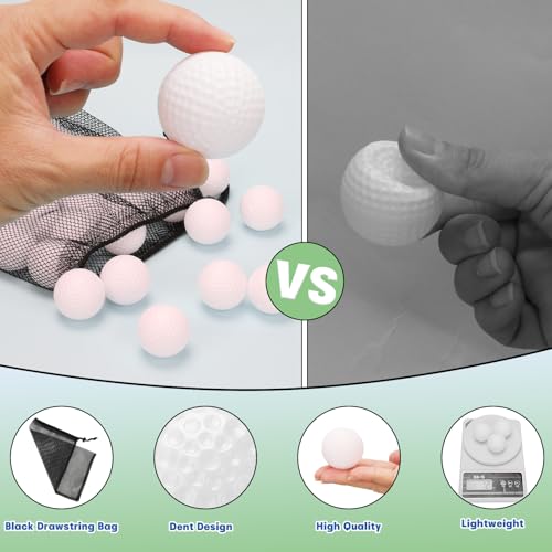 image for Coopay 120 Pack Practice Golf Balls, 42mm Plastic Golf Training Balls 