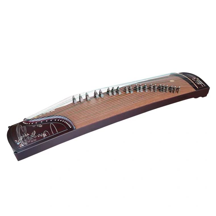 LANDTOM Professionelle Paulownia Guzheng (163 cm) für Erwachsene/Anfänger/Fortgeschrittene (Paulownia)