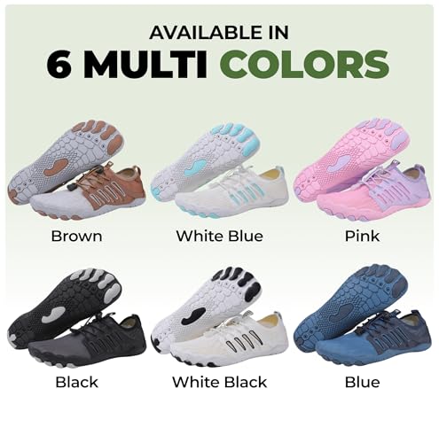Hike Footwear Colson Pro Healthy - Non Slip Barefoot Shoes, Soft, Flexible, and Thin Soles Quick Dry Shoe, Ideal Choice Daily Wear, Unisex White/Black by Hike Footwear - Used condition - Image 4