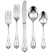 Oneida True Rose 20-Piece Stainless Steel Flatware Set, Service for 4