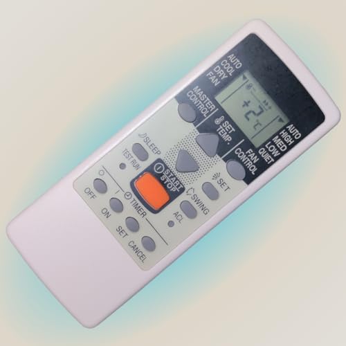 Image of Sanavya AC Remote Control - Compatible Replacement for Split & Window Air Conditioners - Replicates Genuine Remote Functions (O General Ac Remote AR-JE6)