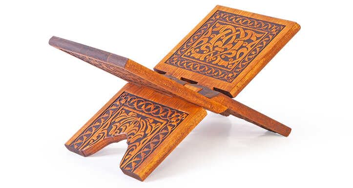 Yakmalı Ahşap Rahle Mini Boy - 35 cm