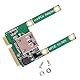 Ieron Mini PCI-E Erweiterung USB2.0 Schnittstelle MPCIE auf USB Adapterkarte Erweiterungskarte für PC Laptops Desktop USB Port Upgrade